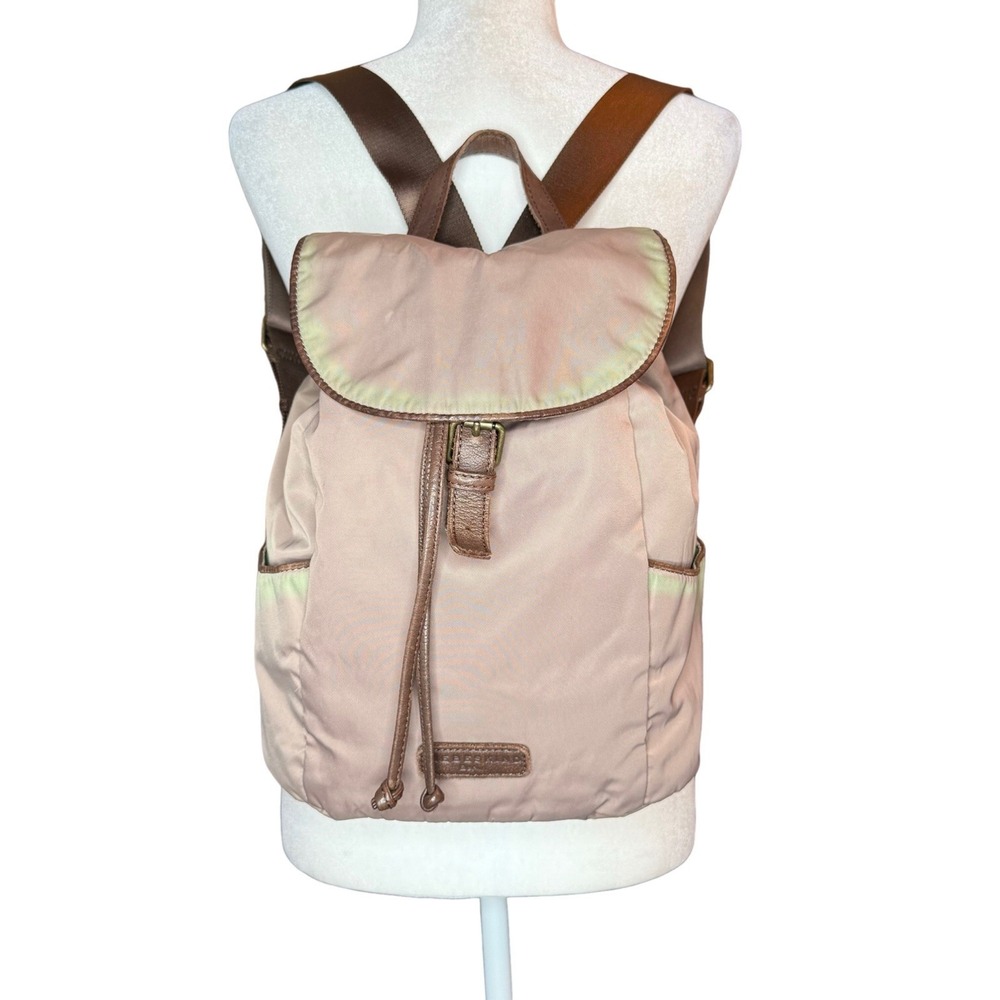 Liebeskind Berlin Nylon & Leather Backpack Y2K Vintage Bag Germany